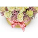 Flower box with roses